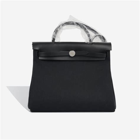 hermes herbag noir|hermes herbag handbags.